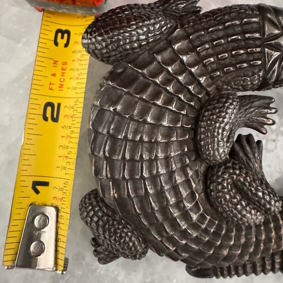 Barry Kieselstein Cord Large Sterling Silver Alligator  Buckle & Belt - Picture 7 of 8